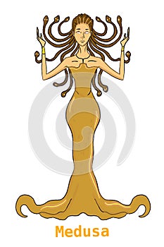 Greek mythology Gods Medusa ,background