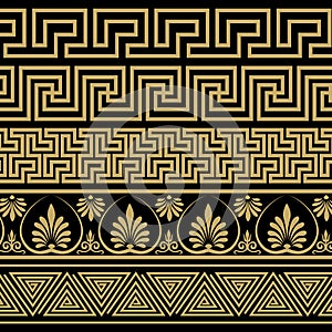 Greek ornament. Patterns in antique style.