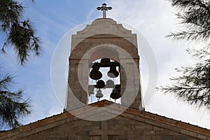 Greek Orthodox Basilica of Saint George in town Madaba, Jordan