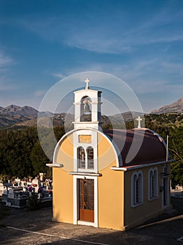 Greek Orthodox Chapel in Crete, Greece