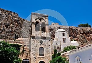 Greek Orthodox Church Bell Tower, Monemvasia, Greece