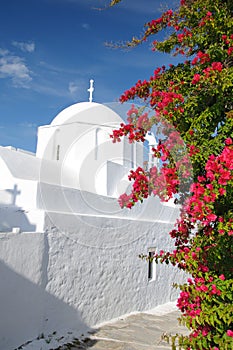 Greek orthodox church, Cyclades, Greece