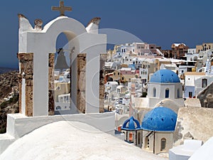 Greek Orthodox Churches, Oia, Santorini