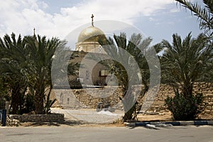 The Greek Orthodox monastery of Deir Hajla near Jericho Israel