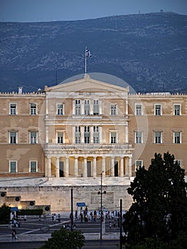 The Greek parliament