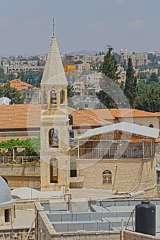 Greek Patriarchate tower in Jerusalem