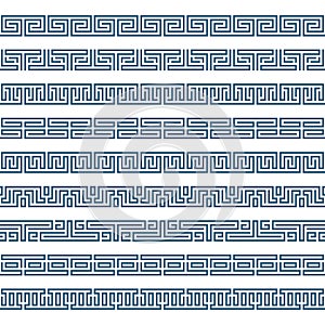 Greek pattern border.