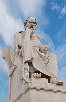 Greek Philosopher Socrates Sculpture