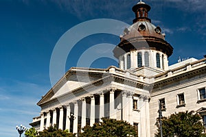 Steps and Columns of the South Carolina Statehouse in Columbia photo