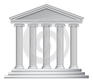 Greek or Roman Temple Columns