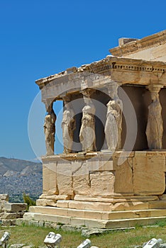 Greek ruins of Parthenon on the Acropolis in Athens, Greece