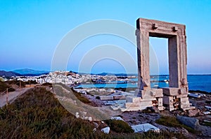 Greek ruins on seacoast