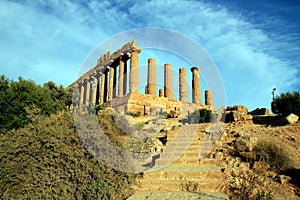 Greek ruins. Valley of the temples, Sicily - Italy