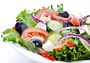 Greek salad photo