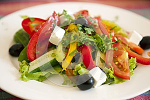 Greek Salad / background