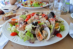 Greek salad crete