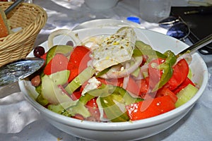Greek salad crete