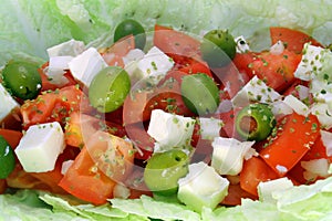 Greek salad macro