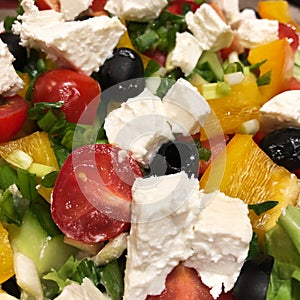 Cool greek salad macro