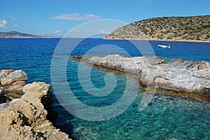 Greek sea, amorgos island