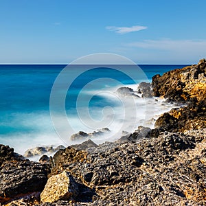 Greek seascape at sunny day, Crete