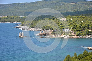 Greek Skyros island - Beach view - Greece