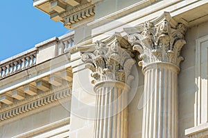 Greek Stone Corinthian Columns