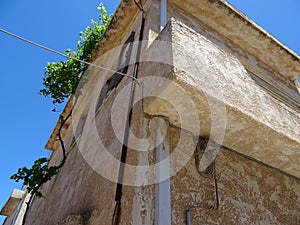 Greek street vieuw building kreta chersonissos