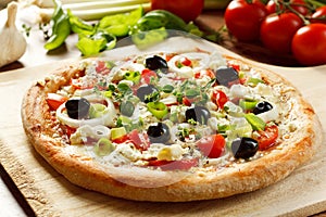 Greek Style Pizza photo