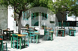 Greek taverna photo