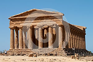 Greek temple of Concord, Valley of Temples, Agrigento photo