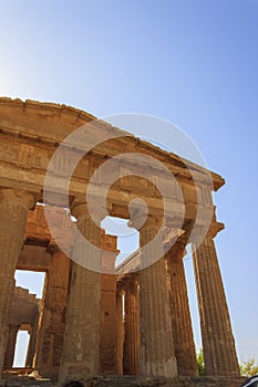 Greek Temple of Concordia in Agrigento - Sicily, Italy