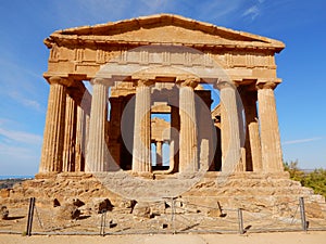 Greek Temple of Concordia - Valley of the Temples - Sicily photo
