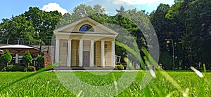 Greek temple monument from the nineteenth century city Konskie Poland