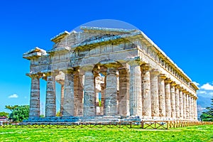 Greek temple of Poseidon, Paestum, Italy