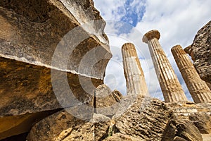 Greek temple ruins, Vally of temples, Agregento, Sicily
