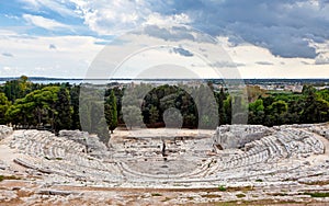 Greek theater, Syracuse, Sicily, Italy