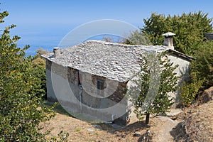 Greek traditional old house