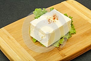 Greek traditional soft feta cheese