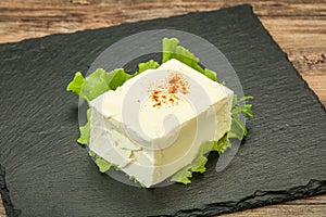 Greek traditional soft feta cheese