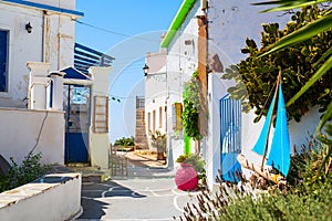 Greek traditional village on Milos island