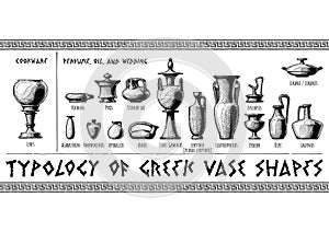 Greek vessel shapes.