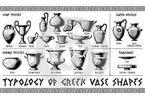 Greek vessel shapes.