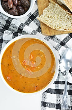 Greek white bean soup ,fasolada