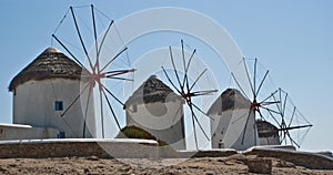 Greek Windmills at Mykanos