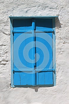 Greek window at Symi island