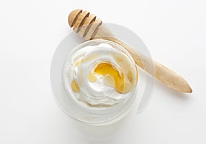 Greek yogurt with honey