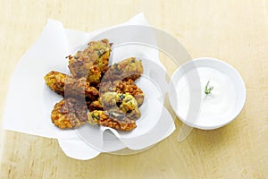 Greek zucchini fritters