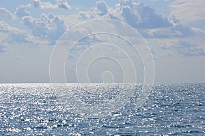 Greeks sea, horizont, light breeze breeze from the se