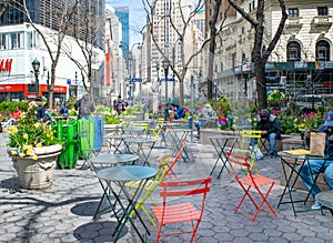 Greeley Square Park in New York City